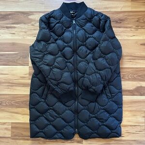 Eddie Bauer Women's Shaw Long Down Bomber Jacket